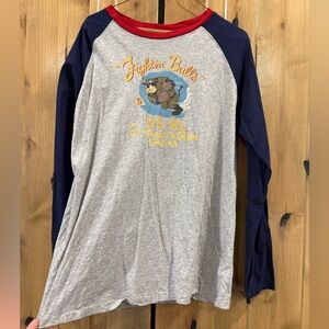 Polo Ralph Lauren Gray and Navy Long Sleeve Tee